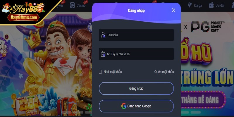 Hướng dẫn chi tiết đủ các bước đăng nhập Hay88