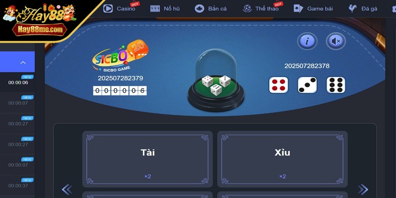 Xổ số sicbo là một phiên bản độc đáo kết hợp hình thức xổ số nhanh 