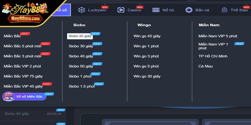 Những điểm hấp dẫn trong xổ số Sicbo